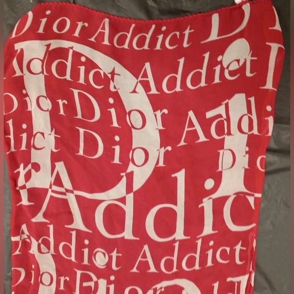 Dior Silk Addict Scarf 54 X 14 - Picture 7 of 12